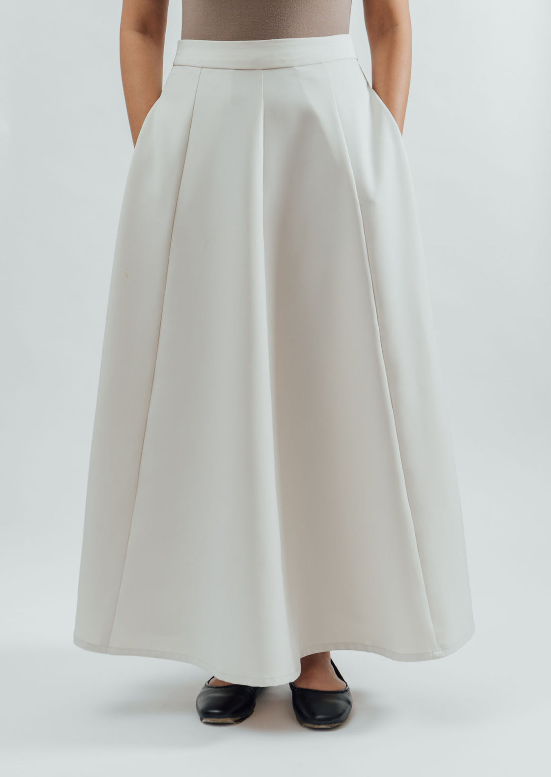 Classic A-Line Skirt - Off-White