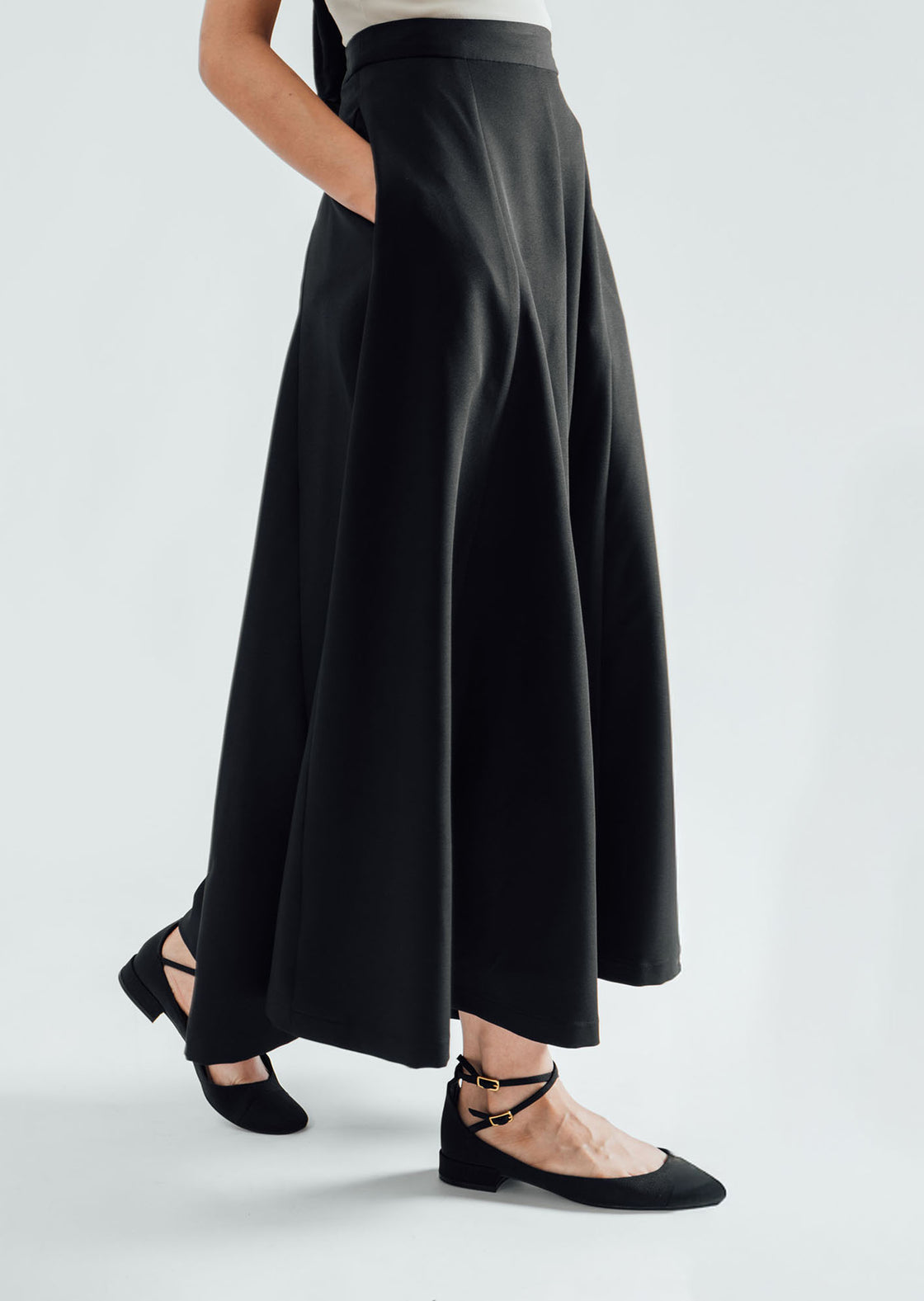 Classic A-Line Skirt - Black