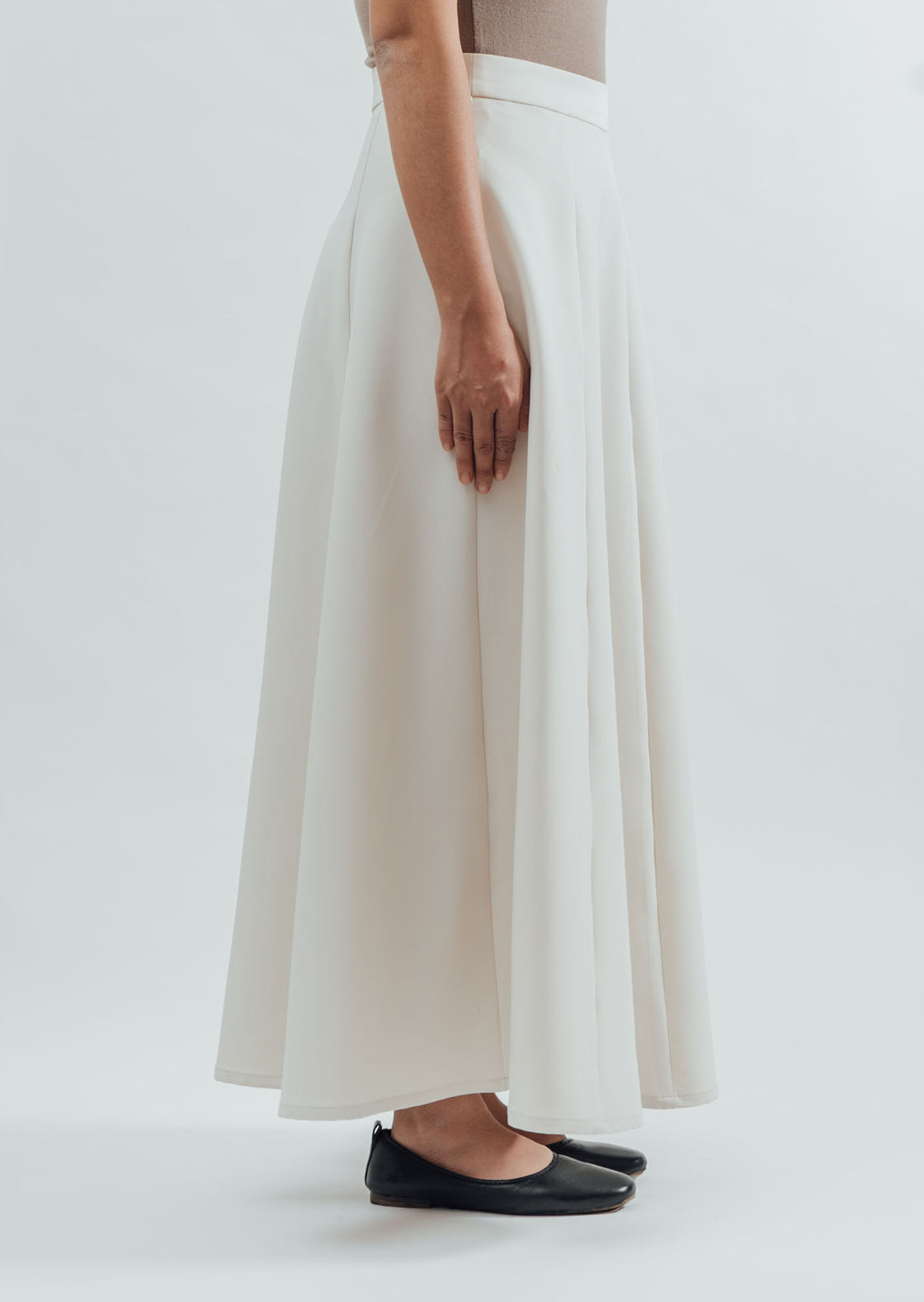 Classic A-Line Skirt - Off-White